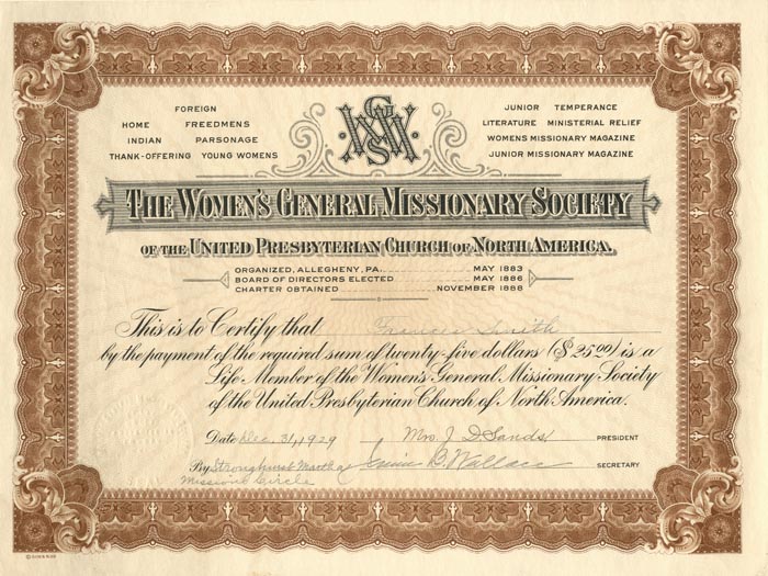 Women's General Missionary Society